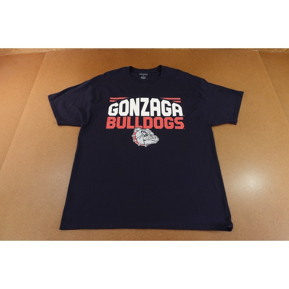 Gonzaga Bulldogs Champions Mens Size XL Black Short Sleeve Crew Neck T-Shirt